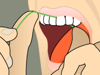 FLOSSING: STEP 4